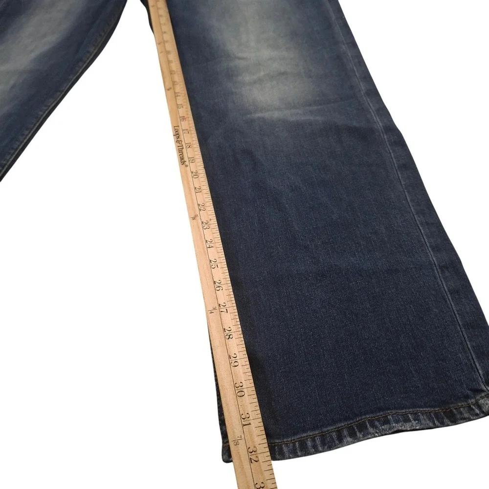 Lucky Brand 181 Relaxed Straight Mens Blue Jeans 36x32 Medium Wash Denim